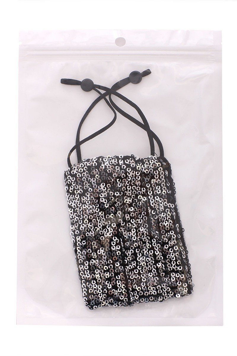 3d Sequin Fashion Facemask