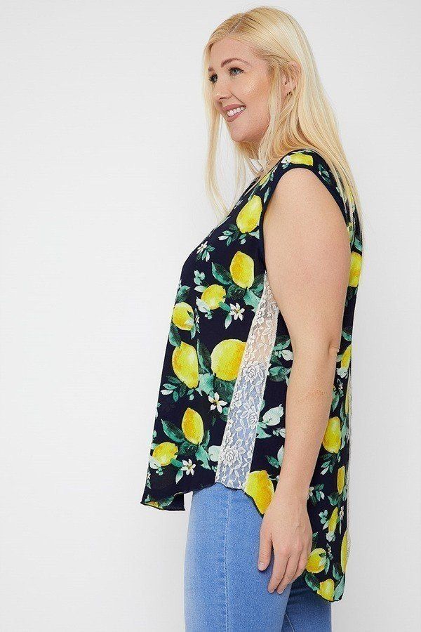 High-low Hemline Sleeveless Top