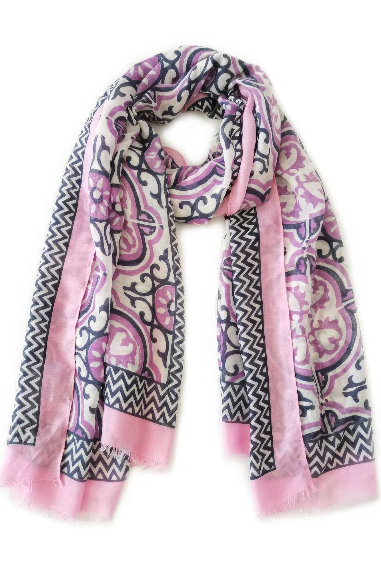 Tile Print Scarf