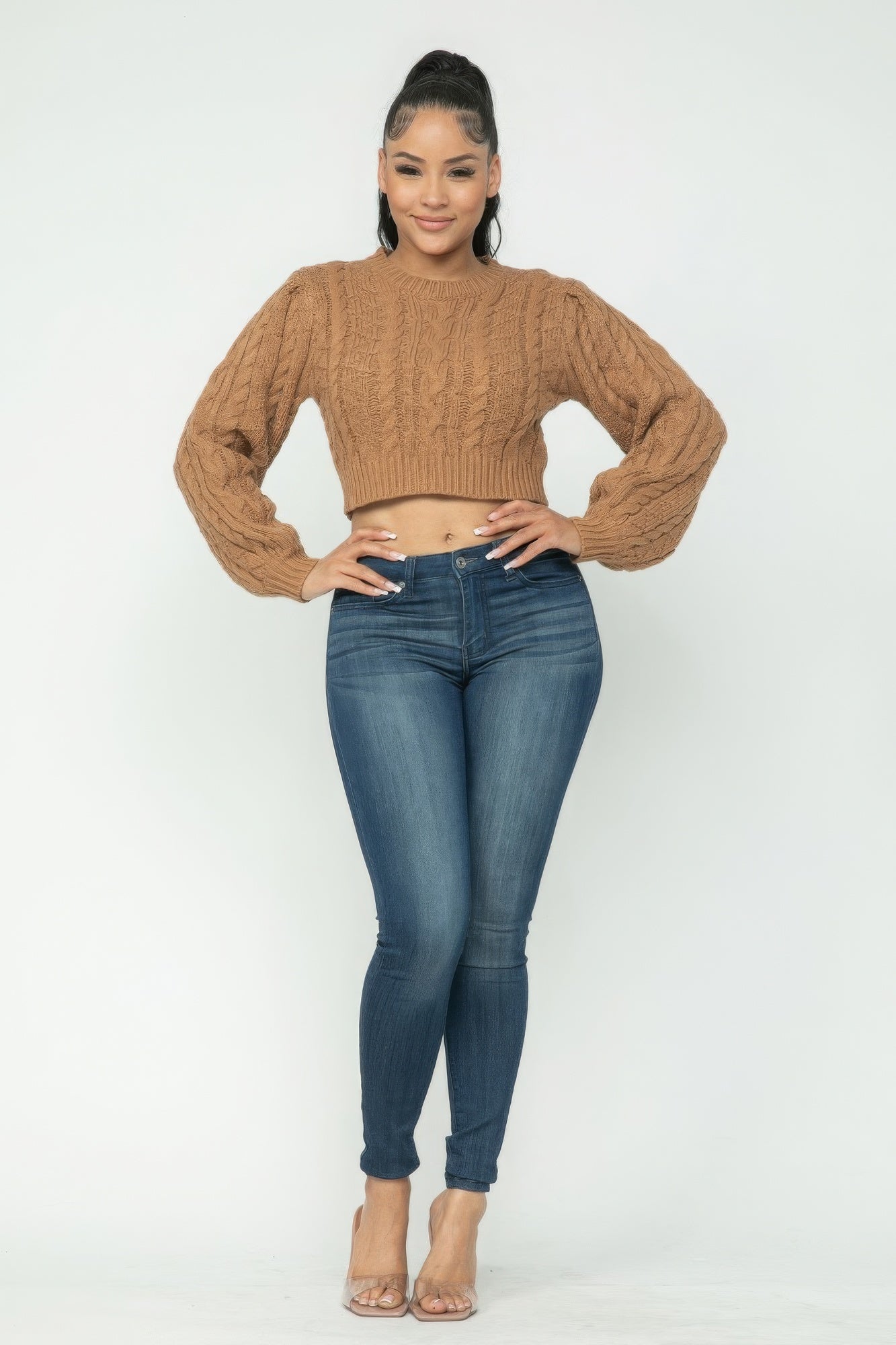 Cable Pullover Top